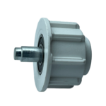 45'lik Bilyeli Yuvarlak Demir Pimli Beyaz Boru Sonu Tıpası - Görsel 3