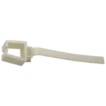 Rustik Perde Ray Kelepçesi Beyaz - Görsel 2