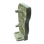 Kapalı Kasa Perde Kare Tıpalı Çiftli Mekanizma Krem Sol Kapak - Görsel 4