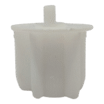 32 lik Beyaz Dikdörtgen Pimli Boru Sonu Tıpası - Görsel 3