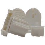 32 lik Beyaz Zincir Mekanizma Kare Tıpalı ve Mandallı Ayaklı Takım