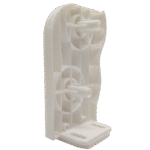 Kapalı Kasa Perde Kare Tıpalı Çiftli Mekanizma Beyaz Sol Kapak