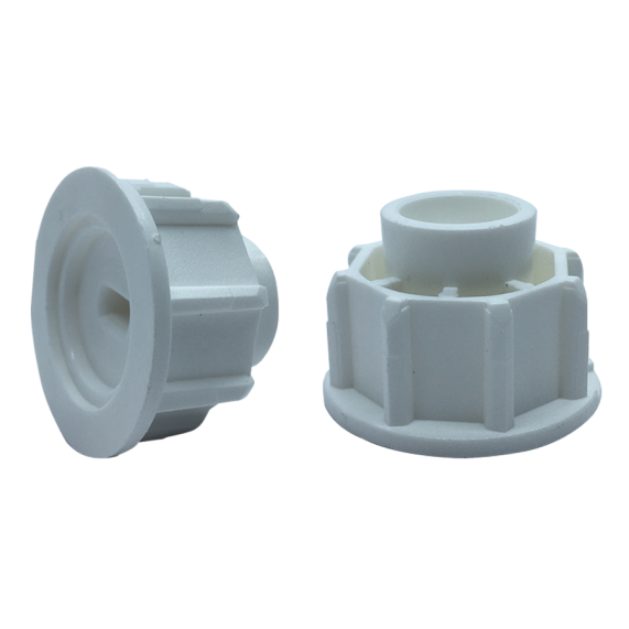 spy_439 45 lik Demir Pimli Beyaz Birleştirme Boru Sonu Tıpası - Görsel 1