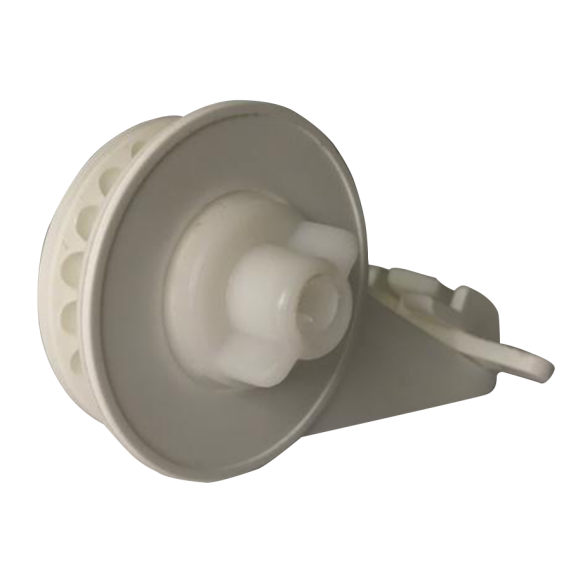 spy_447 Yüksek Kasa Katlamalı Perde Beyaz Zincir Mekanizması Altıgen Milli - Görsel 1