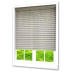 50 mm Gri TruWood Ahşap Jaluzi Perde İp Merdivenli - Görsel 2