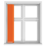 Turuncu Kumaş Dikey Perde 89mm DKP3700 - Görsel 5