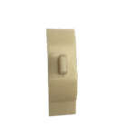 Geniş Kasa Stor Plastik Krem Kornej Kelepçe Portray - Görsel 2