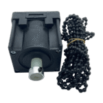 50mm Ahşap Jaluzi Redüktörlü Zincir Mekanizma Siyah - Görsel 3