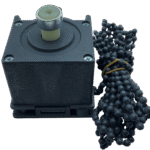 50mm Ahşap Jaluzi Redüktörlü Zincir Mekanizma Siyah - Görsel 4