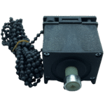 50mm Ahşap Jaluzi Redüktörlü Zincir Mekanizma Siyah