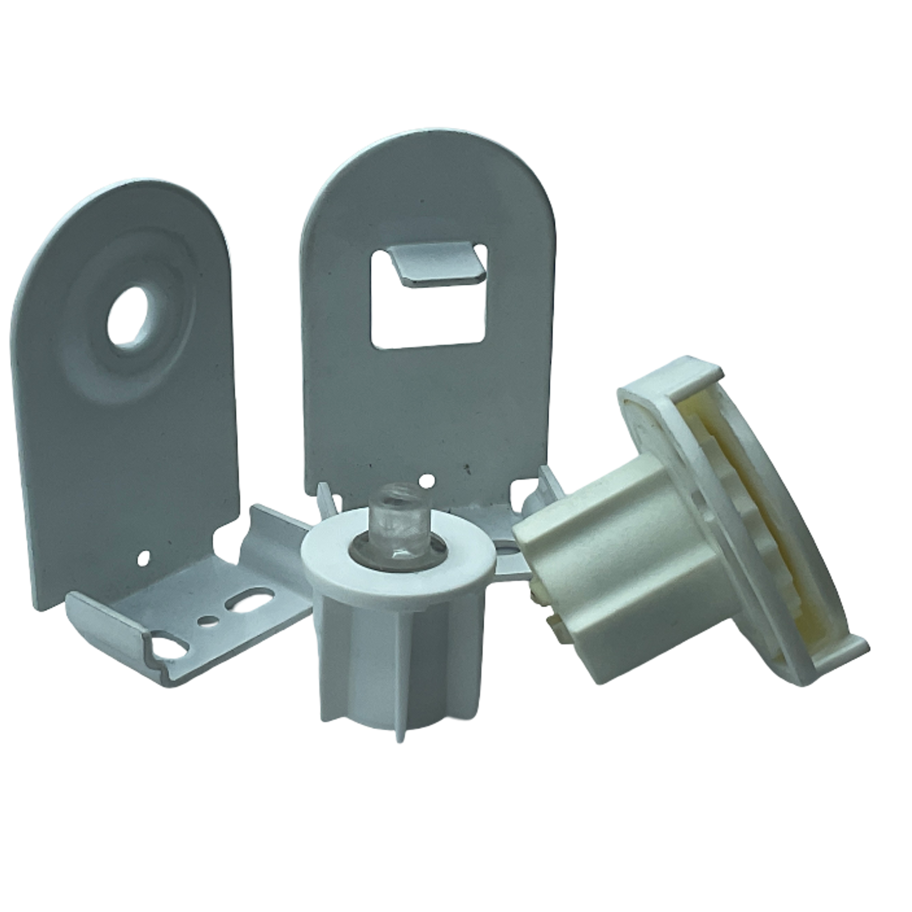 SPY244.1 (6) 27'lik Beyaz Zincir Mekanizma Dar Kasa Metal Ayaklı Takım - Görsel 1