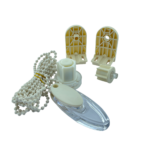 27'lik Krem Zincir Mekanizma ve Plastik Dişi Ayaklı Takım