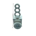 Raylı Perde Sistemleri Üç Kalkalı Çiftli Tekerlek - Görsel 6