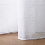 Beyaz Keten Tül Perde TÜL018 - Görsel 2