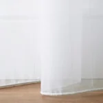 Beyaz Renkli Düz Tül Perde TÜL020 - Görsel 2