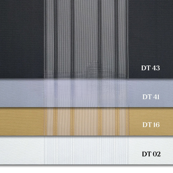 Antrasit, Gümüş Gri ve Hardal Sarısı Renkli Çizgili Dikey Tül Perde DT_43_41_16_02 - Görsel 13
