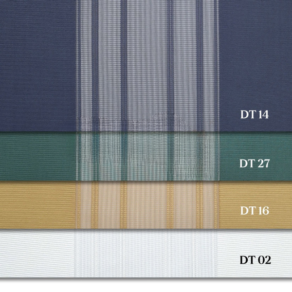 Arduvaz Gri, Kına Yeşili ve Hardal Sarısı Renkli Çizgili Dikey Tül Perde DT_14_27_16_02 - Görsel 12