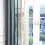 Arduvaz Gri, Kına Yeşili ve Hardal Sarısı Renkli Çizgili Dikey Tül Perde DT_14_27_16_02 - Görsel 5