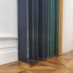 Arduvaz Gri, Kına Yeşili ve Hardal Sarısı Renkli Çizgili Dikey Tül Perde DT_14_27_16_02 - Görsel 10