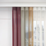 Bordo, Bej ve Hardal Sarısı Renkli Çizgili Dikey Tül Perde DT_35_09_16_02 - Görsel 6