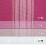 Fuşya, Pembe ve Pudra Pembesi Renkli Çizgili Dikey Tül Perde DT_20_19_18_02 - Görsel 12