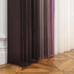 Kahverengi, Kakao Kahvesi ve Gül Kurusu Renkli Çizgili Dikey Tül Perde DT_04_10_21_02 - Görsel 11