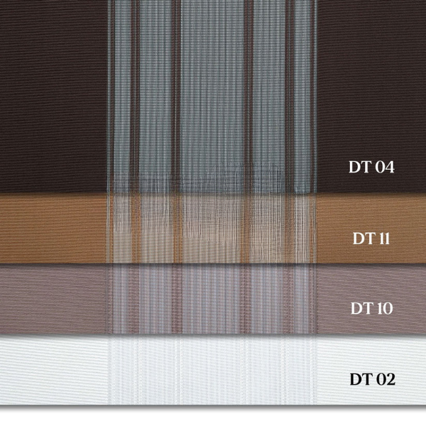 Kahverengi, Tarçın ve Kakao Kahvesi Renkli Çizgili Dikey Tül Perde DT_04_11_10_02 - Görsel 13