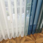 Kına Yeşili, Turkuaz ve Mentol Yeşili Renkli Çizgili Dikey Tül Perde DT_27_32_25_02 - Görsel 11