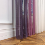 Mor, Gül Kurusu ve Yavru Ağzı Renkli Çizgili Dikey Tül Perde DT_23_21_05_02 - Görsel 9