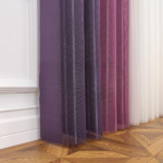Mor, Gül Kurusu ve Yavru Ağzı Renkli Çizgili Dikey Tül Perde DT_23_21_05_02 - Görsel 10
