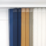 Petrol Mavisi, Hardal Sarısı ve Bej Renkli Çizgili Dikey Tül Perde DT_33_16_09_02 - Görsel 8