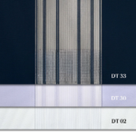 Petrol Mavisi ve Bebe Mavisi Renkli Çizgili Dikey Tül Perde DT_33_30_02 - Görsel 13