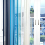 Petrol Mavisi, Mavi ve Mint Yeşili Renkli Çizgili Dikey Tül Perde DT_33_31_26_02 - Görsel 5