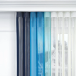 Petrol Mavisi, Mavi ve Mint Yeşili Renkli Çizgili Dikey Tül Perde DT_33_31_26_02 - Görsel 6