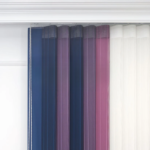 Petrol Mavisi, Mor ve Gül Kurusu Renkli Çizgili Dikey Tül Perde DT_33_23_21_02 - Görsel 8