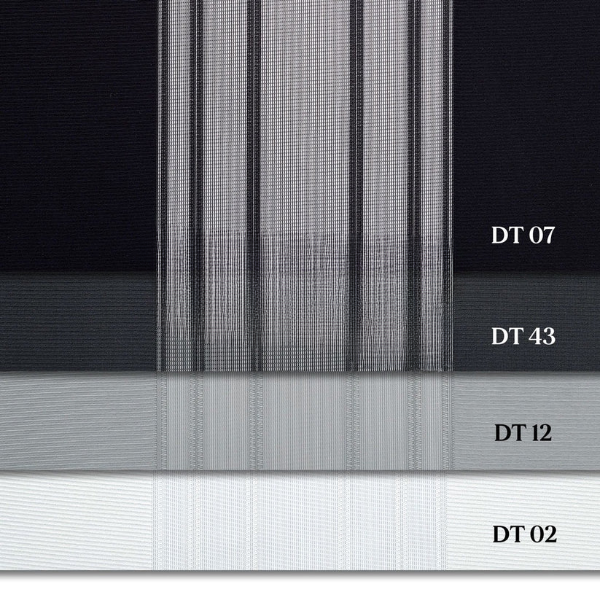 Siyah, Antrasit ve Açık Gri Renkli Çizgili Dikey Tül Perde DT_07_43_12_02 - Görsel 13