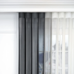Siyah, Antrasit ve Açık Gri Renkli Çizgili Dikey Tül Perde DT_07_43_12_02 - Görsel 6