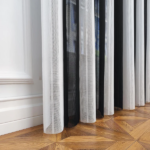 Siyah ve Beyaz Çizgili Dikey Tül Perde DT_07_01 - Görsel 10