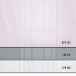 Yavru Ağzı ve Açık Gri Renkli Çizgili Dikey Tül Perde DT_05_12_02 - Görsel 12