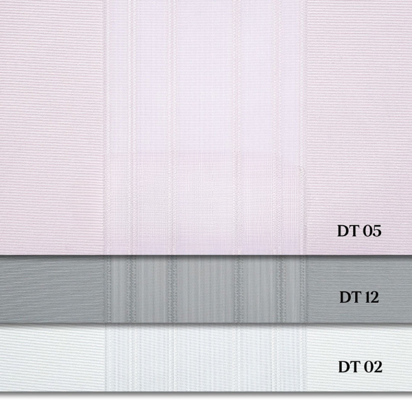 Yavru Ağzı ve Açık Gri Renkli Çizgili Dikey Tül Perde DT_05_12_02 - Görsel 12